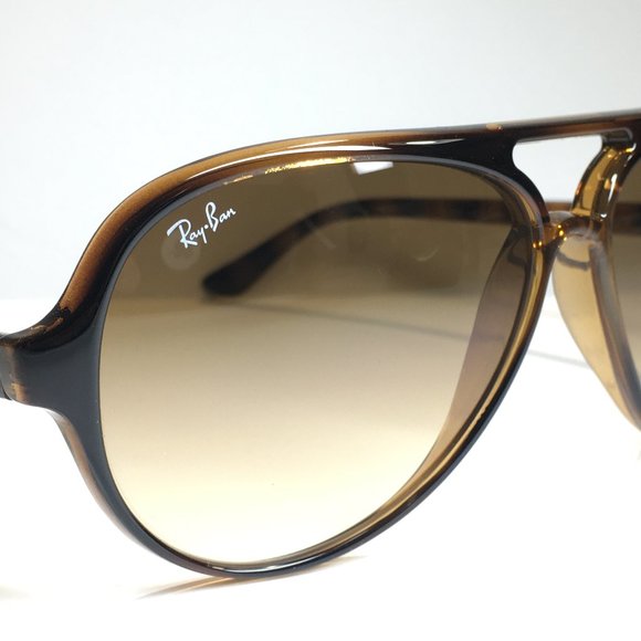 Ray Ban Cats 5000 RB4125 710/51 Tortoise Brown Len